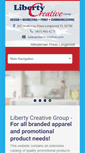 Mobile Screenshot of liberty-creative.com